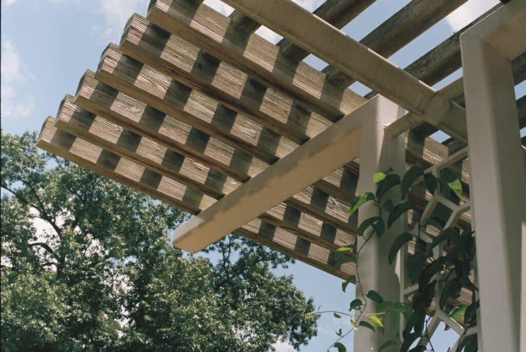 Best material for pergola - wood